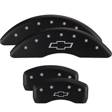 Load image into Gallery viewer, MGP 4 Caliper Covers Engraved Front &amp; Rear Gen 5/SS Red finish silver ch
