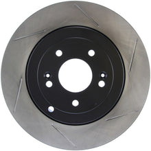 Load image into Gallery viewer, StopTech Power Slot 10 Hyundai Genesis Coupe Track Rear Left Slotted Rotor
