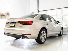Load image into Gallery viewer, AWE Tuning Audi B9 A4 Track Edition Exhaust Dual Outlet - Chrome Silver Tips (Includes DP)
