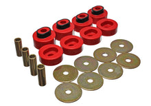 Load image into Gallery viewer, Energy Suspension 73-79 Chrysler RWD B-Body (Charger/GTX/Roadrunner/Superbee) Red Body Mount Set
