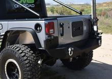 Load image into Gallery viewer, DV8 Offroad 07-18 Jeep Wrangler JK Steel Mid Length Rear Bumper

