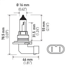 Load image into Gallery viewer, Hella Bulb 9006/HB4 12V 55W P22d T4 LONGLIFE
