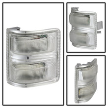 Load image into Gallery viewer, xTune Ford Superduty 08-14 F250-F550 Amber LED Mirror Signal Lens - Clear ACC-LED-FDSD08-MR-C
