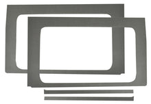 Load image into Gallery viewer, DEI 18-23 Jeep Wrangler JL 4-Door Boom Mat Rear Side Window Trim - 4 Piece - Gray Leather Look
