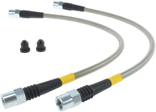 Load image into Gallery viewer, StopTech Stainless Steel Front Brake Lines for 04-05 Porsche Carrera GT
