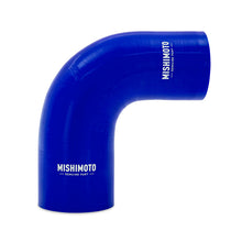 Load image into Gallery viewer, Mishimoto Silicone Reducer Coupler 90 Degree 2in to 2.5in - Blue
