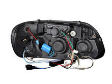 Load image into Gallery viewer, ANZO 1995-2001 Ford Explorer Projector Headlights w/ Halo Black 1 pc
