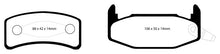 Load image into Gallery viewer, EBC 88-90 Buick Regal 2.8 Yellowstuff Rear Brake Pads
