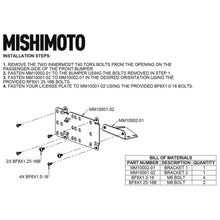 Load image into Gallery viewer, Mishimoto 2021+ Ford Bronco Modular Bumper License Plate Relocation
