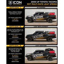 Load image into Gallery viewer, ICON 05-15 Toyota Tacoma 0-3.5in/16-17 Toyota Tacoma 0-2.75in Stage 9 Suspension System w/Billet Uca

