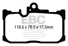 Load image into Gallery viewer, EBC 13+ Lexus GS350 3.5 F-Sport RWD Greenstuff Front Brake Pads
