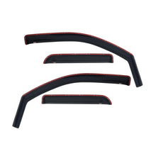Load image into Gallery viewer, Westin 2014-2018 Chevy Silverado 1500 Dbl Cab Wade In-Channel Wind Deflector 4pc - Smoke
