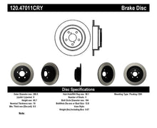 Load image into Gallery viewer, Stoptech 02-05 WRX Rear CRYO-STOP Rotor
