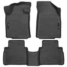 Load image into Gallery viewer, Husky Liners 2016 Nissan Maxima WeatherBeater Front and Second Row Black Floor Liners
