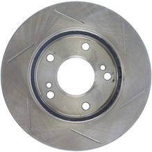 Load image into Gallery viewer, StopTech Power Slot 94-96 Nissan 240SX Front Right Slotted Rotor
