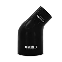 Load image into Gallery viewer, Mishimoto Silicone Reducer Coupler 45 Degree 2.5in to 4in - Black
