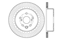 Load image into Gallery viewer, StopTech Lexus 13-15 GS350/14-15 IS350/13-15 GS350H/15 RC350 Left Rear Drilled Sport Brake Rotor
