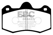 Load image into Gallery viewer, EBC 11+ Mclaren MP4-12C 3.8 Twin Turbo Orangestuff Rear Brake Pads
