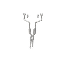 Load image into Gallery viewer, MagnaFlow Cat-Back, SS, 2.5in, Quad Split Rear 3.5in Tip 2015 Dodge Challenger 3.6L V6
