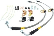 Load image into Gallery viewer, StopTech 11-14 Ford Mustang GT 5.0L V8 Stainless Steel Front Brake Lines
