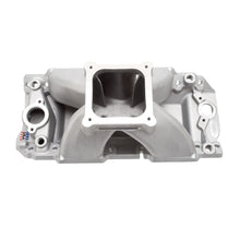 Load image into Gallery viewer, Edelbrock Manifold Chevy BB 9 8 Deck (Short) Super Victor 565 Thick Flange Rect Port Heads
