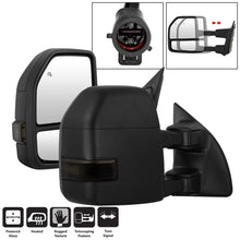 Load image into Gallery viewer, xTune 99-07 Ford Super Duty Heated LED Signal Power Mirrors - Smk (Pair) (MIR-FDSD99S-G4-PW-SM-SET)
