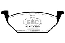 Load image into Gallery viewer, EBC 98-99 Volkswagen Beetle 2.0 Ultimax2 Front Brake Pads
