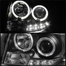 Load image into Gallery viewer, Spyder Ford Escape 08-12 Projector Headlights Halogen Model Only - DRL Black PRO-YD-FES08-DRL-BK

