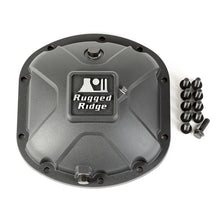 Load image into Gallery viewer, Rugged Ridge Boulder Aluminum Differential Cover Dana 30 Black
