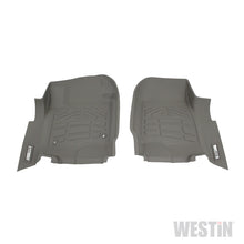 Load image into Gallery viewer, Westin 2017-2018 Ford Super Duty Regular/Super/Crew Cab Wade Sure-Fit Floor Liners Front - Gray
