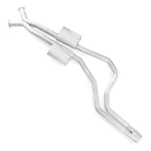Load image into Gallery viewer, Stainless Works 2004 GTO 3in Catback Chambered Mufflers X-Pipe Slash Cut Tips
