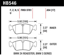 Load image into Gallery viewer, Hawk DTC-70 Brake Pads 98-02 BMW Z3/03-08 BMW Z4

