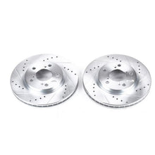 Load image into Gallery viewer, Power Stop 05-10 Honda Odyssey Front Evolution Drilled &amp; Slotted Rotors - Pair
