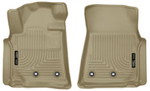 Load image into Gallery viewer, Husky Liners 13-16 Lexus LX570 / 13-16 Toyota Land Cruiser WeatherBeater Front Tan Floor Liners
