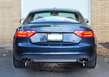 Load image into Gallery viewer, AWE Tuning Audi B8 S5 4.2L Touring Edition Exhaust System - Diamond Black Tips
