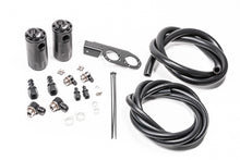 Load image into Gallery viewer, Radium Engineering Dual Catch Can Kit Nissan Z33 V35 VQ35DE/HR Fluid Lock
