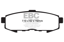 Load image into Gallery viewer, EBC 04-06 Mazda MPV 3.0 Greenstuff Rear Brake Pads
