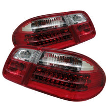 Load image into Gallery viewer, Xtune Mercedes Benz W210 E-Class 96-02 LED Tail Lights Red Clear ALT-CL-MBW210-LED-RC
