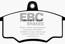 Load image into Gallery viewer, EBC 80-82 Audi 4000 1.6 Redstuff Front Brake Pads
