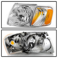 Load image into Gallery viewer, xTune 01-03 Ford Explorer Sport 4pc OEM Style Headlights w/Corners - Chrome (HD-JH-FEXP01-ST-C)
