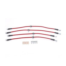 Load image into Gallery viewer, Power Stop 02-05 Honda Civic Front &amp; Rear SS Braided Brake Hose Kit
