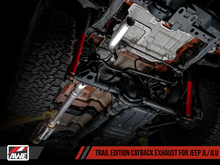 Load image into Gallery viewer, AWE Tuning 2018+ Jeep Wrangler JL/JLU 3.6L Trail Edition Cat-Back Exhaust
