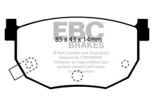 Load image into Gallery viewer, EBC 99-01 Hyundai Elantra 2.0 Ultimax2 Rear Brake Pads
