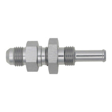 Load image into Gallery viewer, DeatschWerks 6AN Male Flare to Straight 5/16in Single Hose Barb - Anodized DW Titanium

