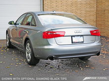 Load image into Gallery viewer, AWE Tuning Audi C7 A6 3.0T Touring Edition Exhaust - Dual Outlet Diamond Black Tips
