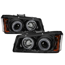 Load image into Gallery viewer, Spyder Chevy Silverado 1500 03-06 Projector HeadlightsCCFLHalo LED Blk High H1 PRO-YD-CS03-CCFL-BK

