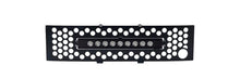 Load image into Gallery viewer, Putco 11-14 Ford F-150 EcoBoost SS Black Punch Bumper Grille Insert w/ 10in Luminix Light Bar
