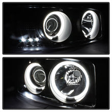 Load image into Gallery viewer, Spyder GMC Sierra 1500/2500 99-06 Projector Headlights CCFL Halo LED Blk Smke PRO-YD-CDE00-CCFL-BSM
