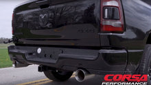 Load image into Gallery viewer, Corsa 2019 Ram 1500 5.7L Crew Cab w/ 57in or 76in Bed Cat-Back Dual Rr Exit 5in Satin Polished Tips
