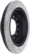 Load image into Gallery viewer, StopTech Power Slot 03-09 Toyota 4 Runner / 03-09 Lexus GX470 Drilled &amp; Slotted Right Rear Rotor
